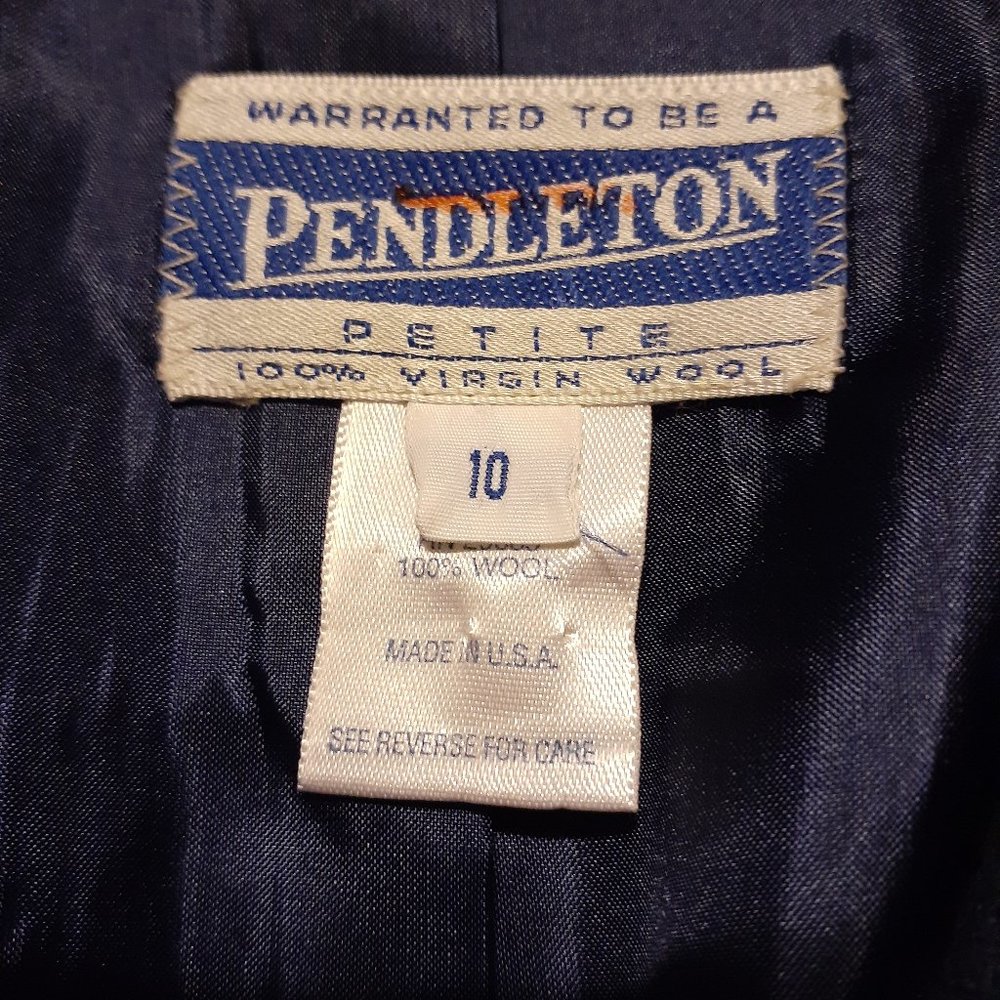 Pendleton, 100 % Wool Jacket Size 10 - image 3